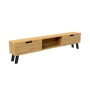 Szafka RTV-17 Drewno Lite Dąb Loft Lakier Rozmiary od 100 cm do 200 cm PREMIUM